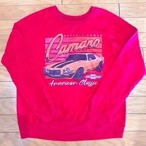 Women’s graphic sweatshirt Camaro Chevy sz M nwot